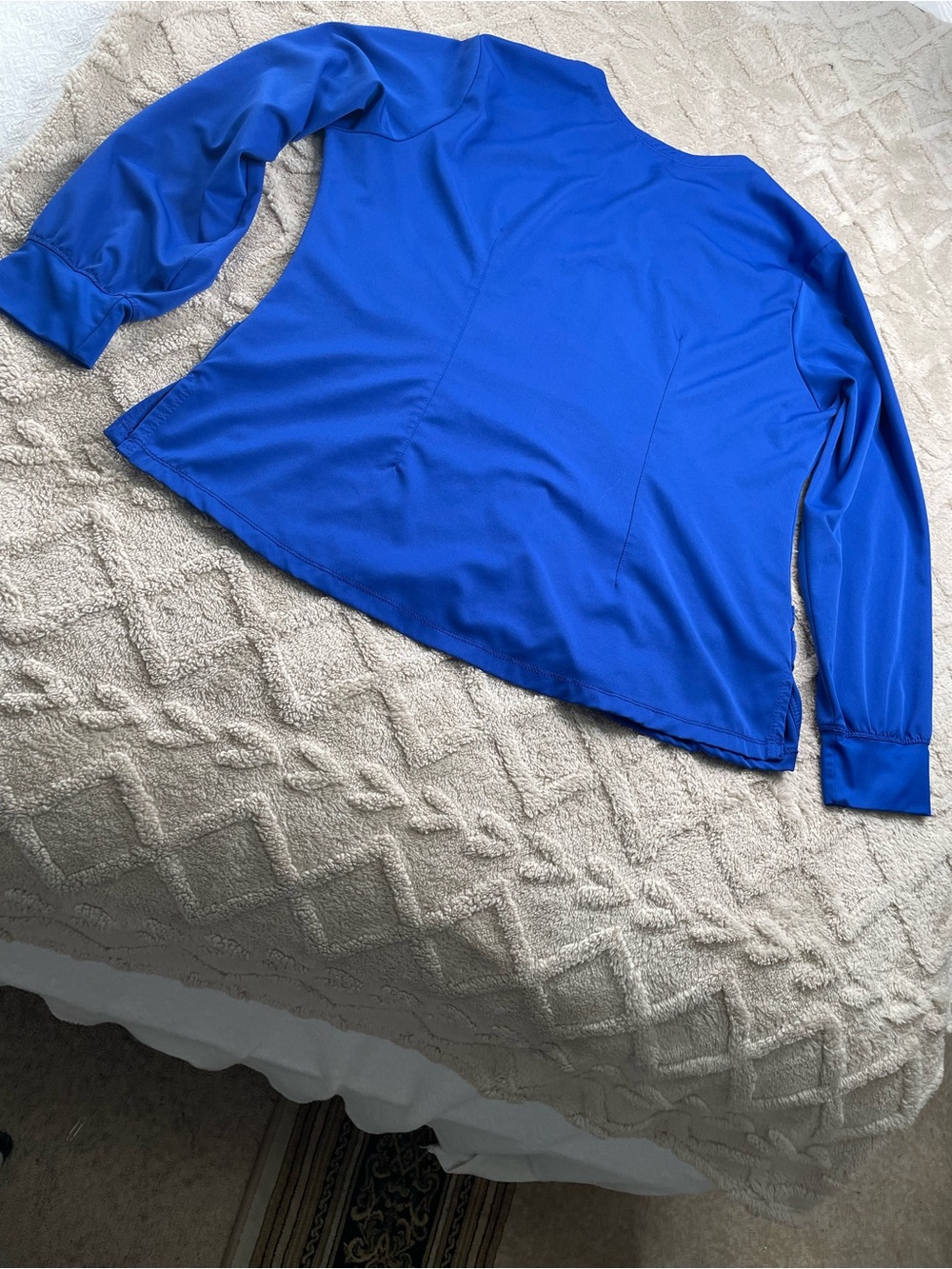 HH Works Women's Royal Blue Snap-Front Medical Jacket~ Sz XL - Picture 8 of 10